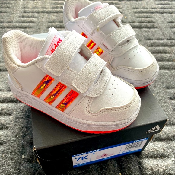 adidas Other - Toddler Adidas Hoops 2.0 Size 7